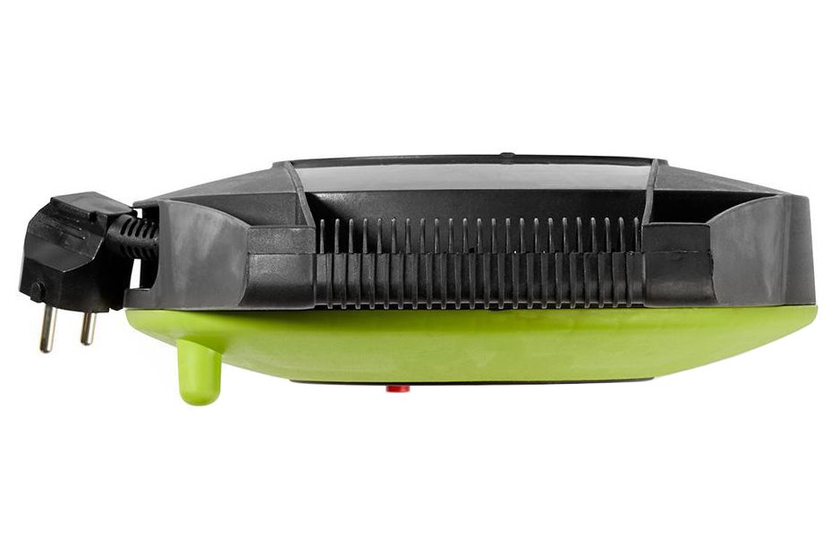 NEDIS kabelový buben/ 3x 1,5 mm2/ 3x zásuvka/ tepelná elektrická pojistka/ Typ F/ USB/ zeleno-černá/ 10 m