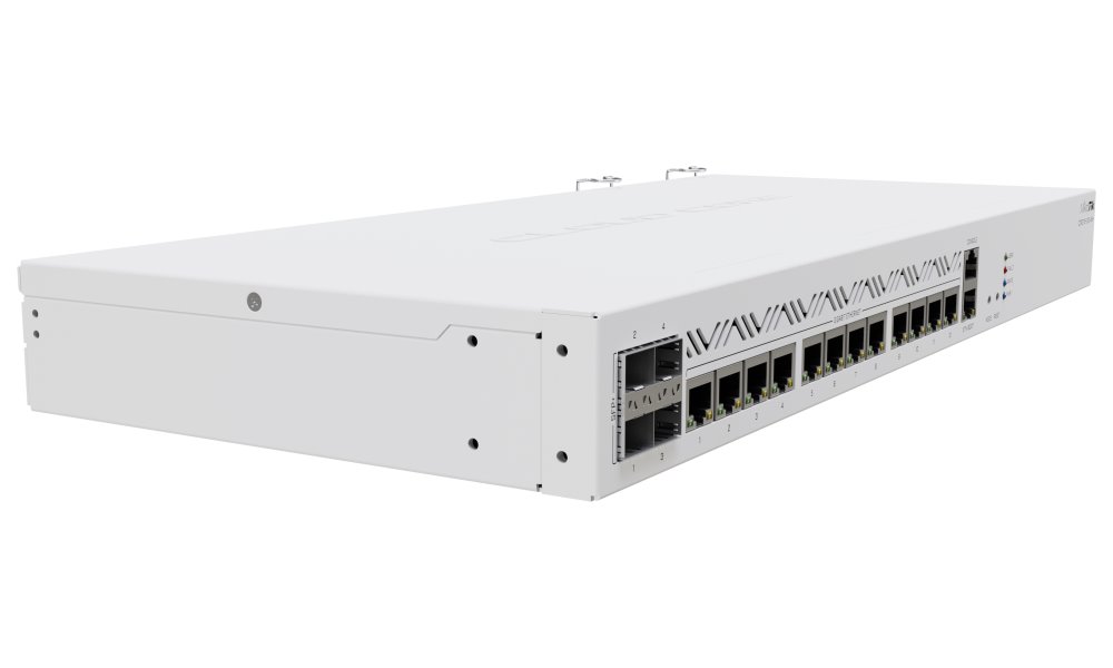 Mikrotik CloudCoreRouter CCR2116-12G-4S+, 16x 2000MHz CPU, 16 GB RAM, 13x Gbit LAN, 4x SFP+,  Dual PSU, L6