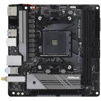 ASRock B550M-ITX/ac / AMD B550 / AM4 / 2x DDR4 DIMM / HDMI / DP / M.2 / WiFi /Mini-ITX