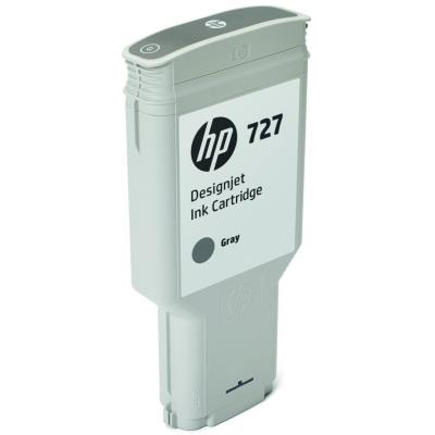 HP 727 Šedá inkoustová kazeta DesignJet, 300 ml