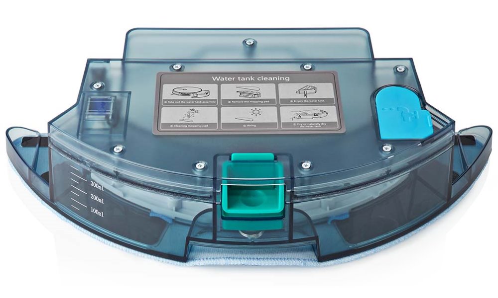 NEDIS robotický vysavač/ laserová navigace/ Wi-Fi/ kapacita sběrné nádrže 0,6 l/ provozní doba 120 min/ Android/ iOS