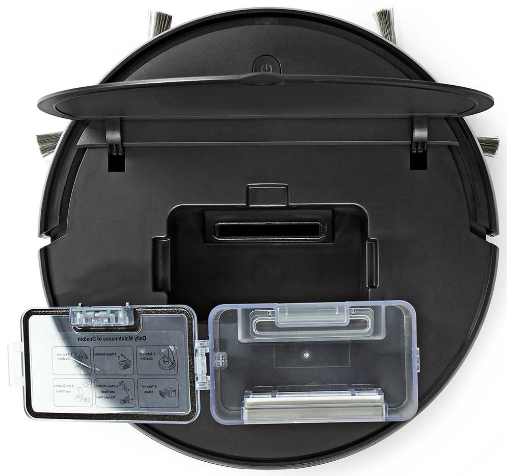 NEDIS robotický vysavač/ Wi-Fi/ kapacita sběrné nádrže 0,2 l/ provozní doba 90 min/ Android/ iOS