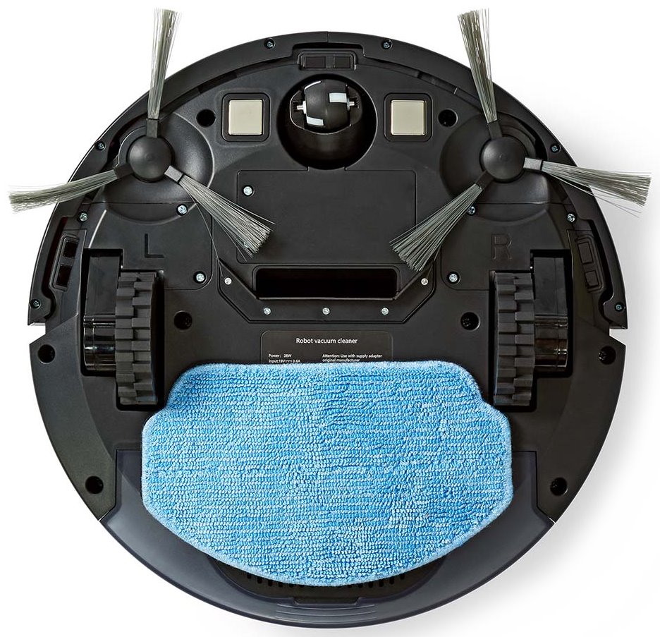 NEDIS robotický vysavač/ Wi-Fi/ kapacita sběrné nádrže 0,2 l/ provozní doba 90 min/ Android/ iOS