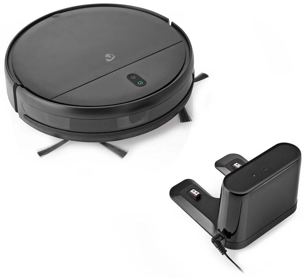 NEDIS robotický vysavač/ Wi-Fi/ kapacita sběrné nádrže 0,2 l/ provozní doba 90 min/ Android/ iOS