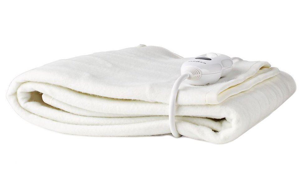 NEDIS elektrická deka/ 1 osoba/ 150 x 80 cm/ 3 nastavení teploty/ ochrana proti přehřátí/ Polyester