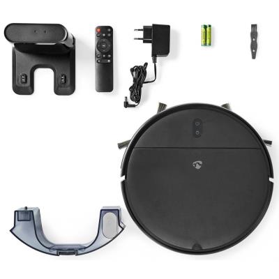 NEDIS robotický vysavač/ Wi-Fi/ kapacita sběrné nádrže 0,2 l/ provozní doba 90 min/ Android/ iOS