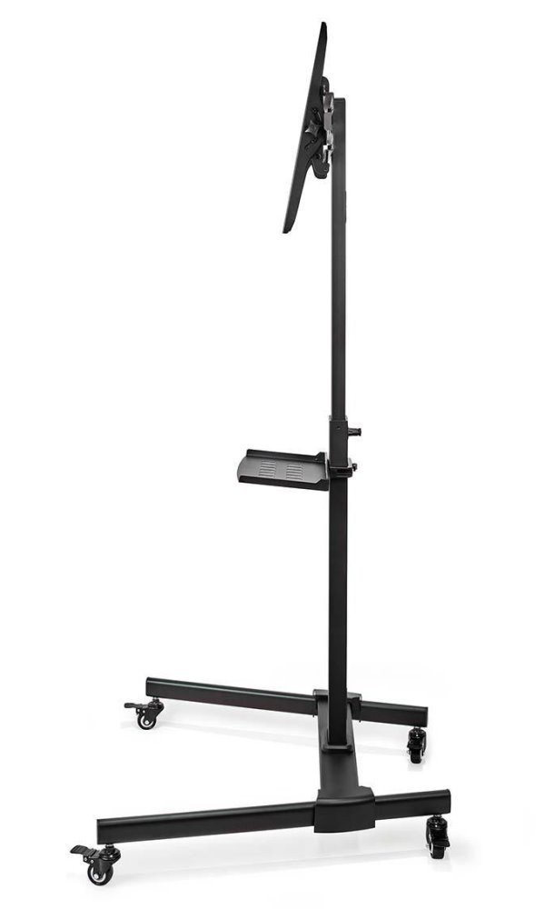 NEDIS podlahový TV stojan/ 32 - 55"/ 35kg/ Design Premium Column/ Snap-lock/ ocel/ černý