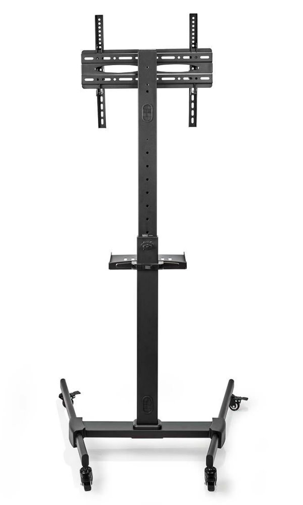NEDIS podlahový TV stojan/ 32 - 55"/ 35kg/ Design Premium Column/ Snap-lock/ ocel/ černý