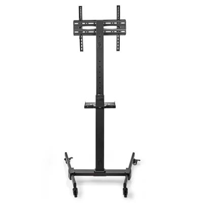 NEDIS podlahový TV stojan/ 32 - 55"/ 35kg/ Design Premium Column/ Snap-lock/ ocel/ černý