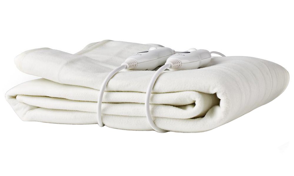 NEDIS elektrická deka/ 2 osoby/ 160 x 140 cm/ 3 nastavení teploty/ ochrana proti přehřátí/ Polyester