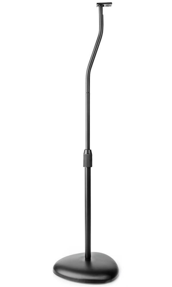 NEDIS univerzální stojan reproduktoru/ nosnost 4,5 kg/ výškově nastavitelný / ABS/ ocel/ černý