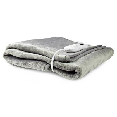 NEDIS elektrická deka/ 1 osoba/ 150 x 80 cm/ 9 nastavení teploty/ ochrana proti přehřátí/ digi. ovládání/ Flanel Fleece