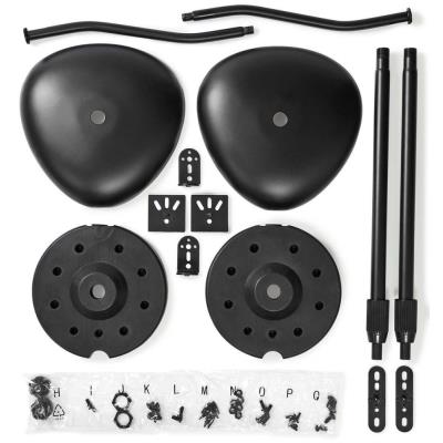 NEDIS univerzální stojan reproduktoru/ nosnost 4,5 kg/ výškově nastavitelný / ABS/ ocel/ černý