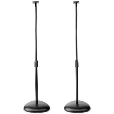 NEDIS univerzální stojan reproduktoru/ nosnost 4,5 kg/ výškově nastavitelný / ABS/ ocel/ černý