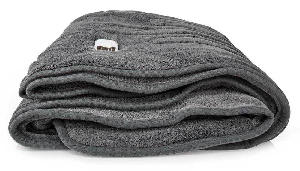 NEDIS elektrická deka/ 2 osoby/ 200 x 180 cm/ 9 nastavení teploty/ ochrana proti přehřátí/ dig. ovládání/ Coral Fleece