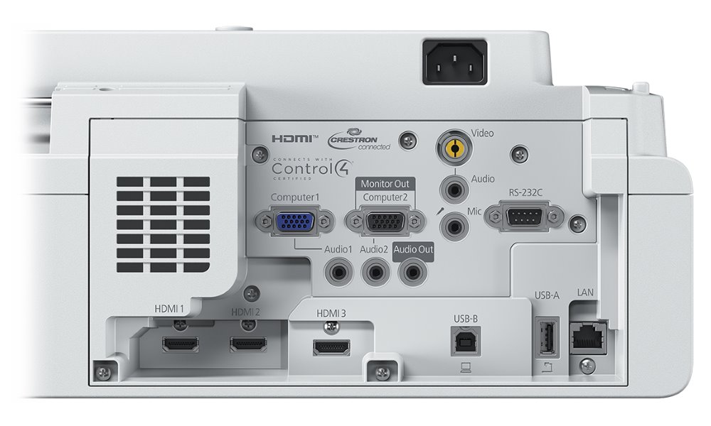 EPSON EB-725W/ WXGA/ Ultra short projektor/ Laser/ 4000 ANSI/ 2 500 000:1/ HDMI/ Bílý