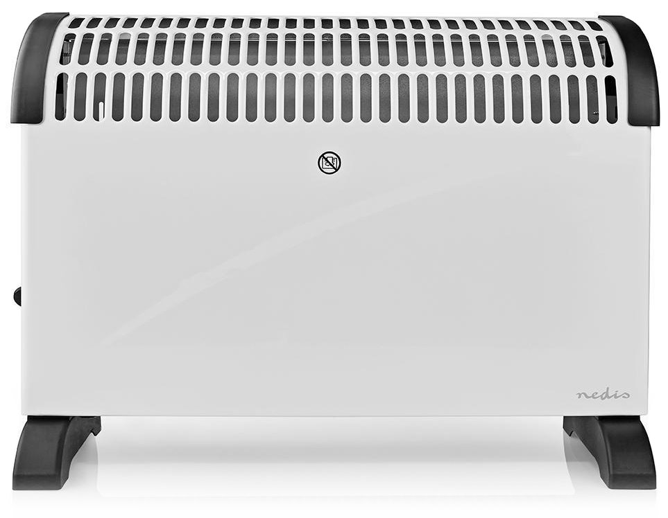 NEDIS konvekční topení/ termostat/ spotřeba 2000 W/ 3 nastavení teploty/ integrované úchyty/ bílé