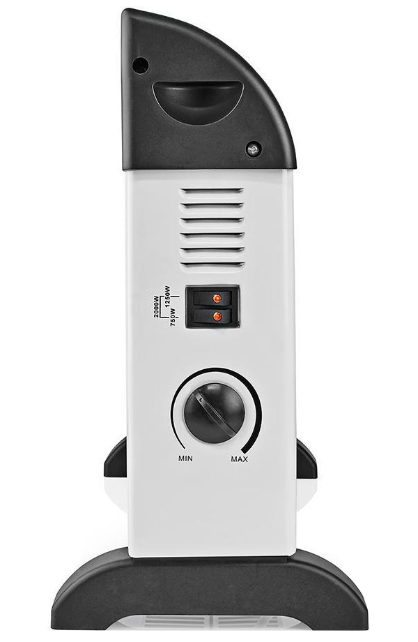 NEDIS konvekční topení/ termostat/ spotřeba 2000 W/ 3 nastavení teploty/ integrované úchyty/ bílé
