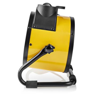 NEDIS průmyslový horkovzdušný ventilátor/ termostat/ spotřeba 3000 W/ 2 nastavení teploty/ IP24/ integ. úchyty/ žlutý