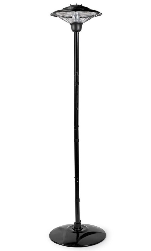 NEDIS ohřívač terasy/ spotřeba 1500 W/ 1 nastavení teploty/ IP34/ ochrana proti převrácení/ černý