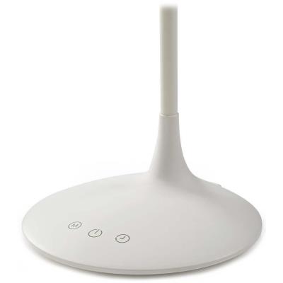 NEDIS LED lampička/ dobíjecí/ 5VDC/ dotykové funkce/ přirozená, studená, teplá bílá/ stmívatelná/ 280 lm/ bílá