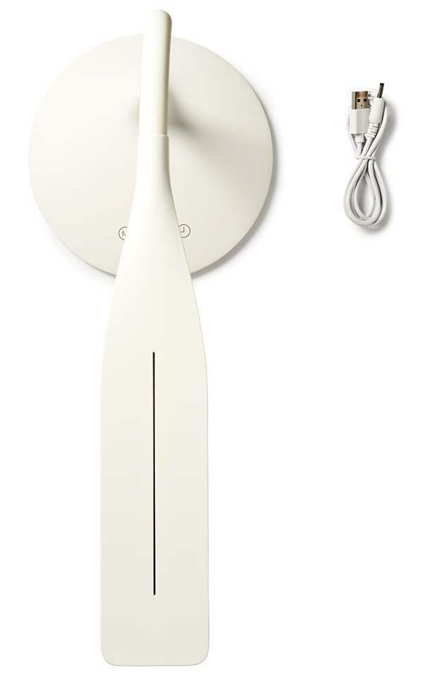 NEDIS LED lampička/ dobíjecí/ 5VDC/ dotykové funkce/ přirozená, studená, teplá bílá/ stmívatelná/ 250 lm/ bílá