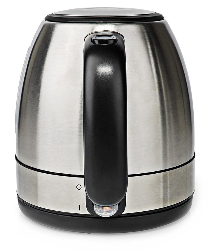 NEDIS rychlovarná konvice KAWK300EAL/ objem 1 l/ otáčení o 360°/ spotřeba 2150 W/ nerezová ocel/ hliník/ stříbrná
