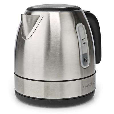 NEDIS rychlovarná konvice KAWK300EAL/ objem 1 l/ otáčení o 360°/ spotřeba 2150 W/ nerezová ocel/ hliník/ stříbrná