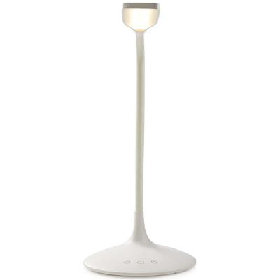 NEDIS LED lampička/ dobíjecí/ 5VDC/ dotykové funkce/ přirozená, studená, teplá bílá/ stmívatelná/ 250 lm/ bílá