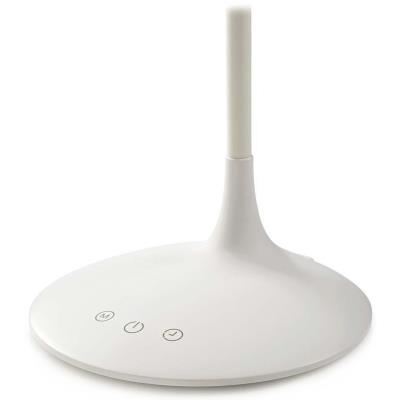 NEDIS LED lampička/ dobíjecí/ 5VDC/ dotykové funkce/ přirozená, studená, teplá bílá/ stmívatelná/ 250 lm/ bílá