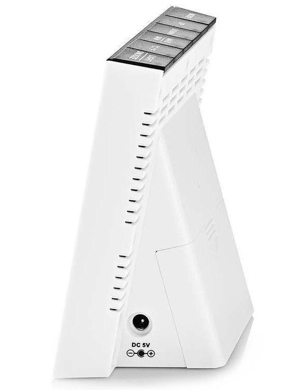 NEDIS meteostanice WEST404B/ vnitřní a venkovní/ digitální/ bezdrátový senzoru počasí/ předpověď počasí/ čas/ LED/ budík