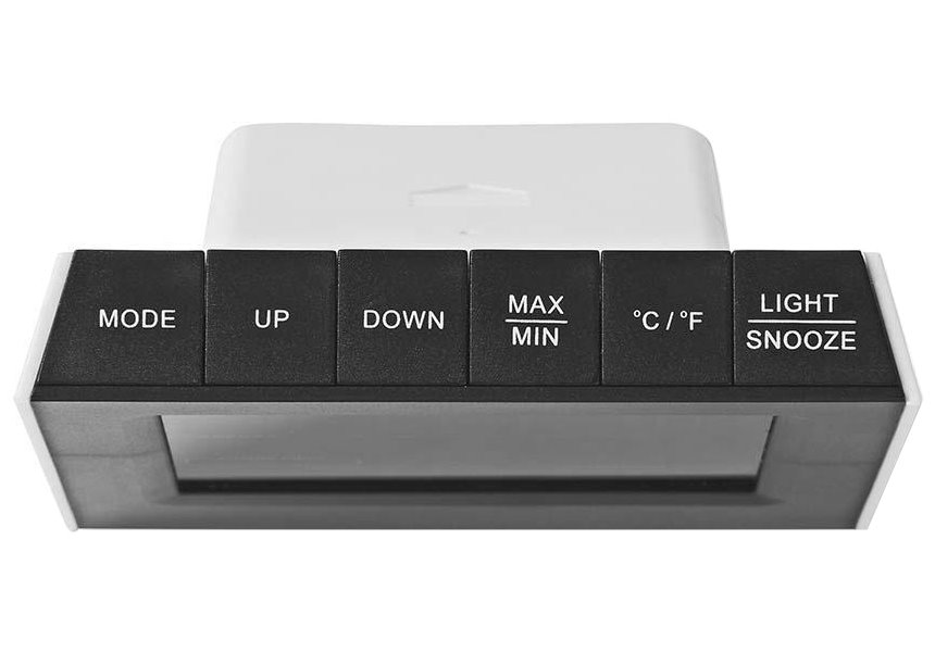 NEDIS meteostanice WEST404B/ vnitřní a venkovní/ digitální/ bezdrátový senzoru počasí/ předpověď počasí/ čas/ LED/ budík