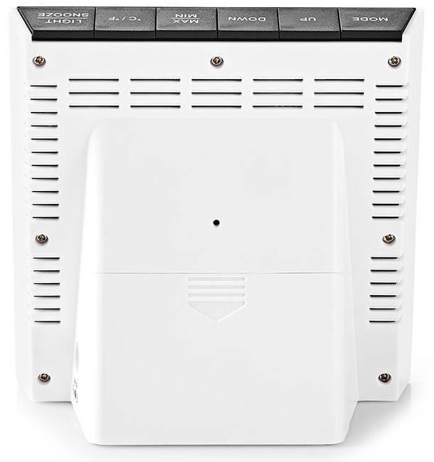 NEDIS meteostanice WEST404B/ vnitřní a venkovní/ digitální/ bezdrátový senzoru počasí/ předpověď počasí/ čas/ LED/ budík