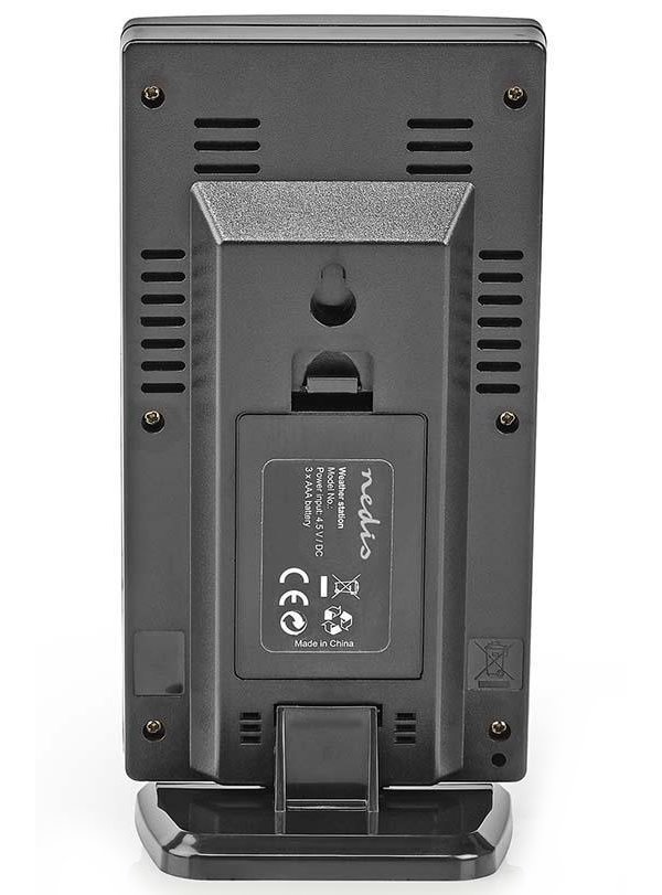 NEDIS meteostanice WEST201G/ vnitřní a venkovní/ digitální/ bezdrátový senzoru počasí/ předpověď počasí/ čas/ LCD/ budík