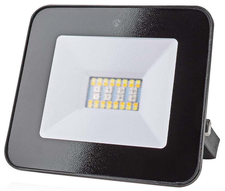 NEDIS Wi-Fi chytrý RGB světlomet/ IP65/ teplá až studená bílá/ 1600 lm/ 20 W/ hliník/ Android & iOS