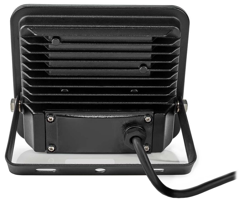 NEDIS Wi-Fi chytrý RGB světlomet/ IP65/ teplá až studená bílá/ 1600 lm/ 20 W/ hliník/ Android & iOS