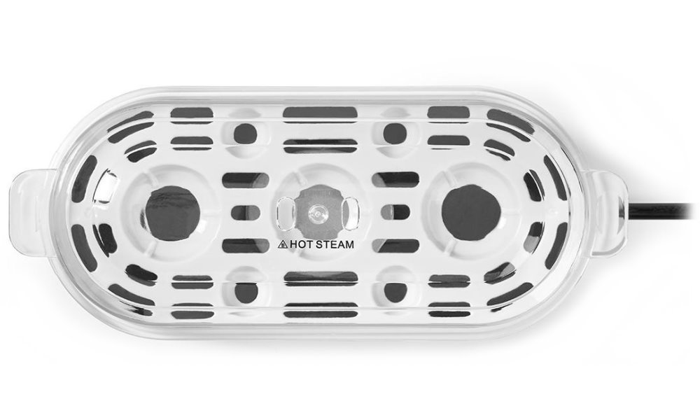 NEDIS vařič vajec/ pro 3 vejce/ odměrka/ hliník/ černý