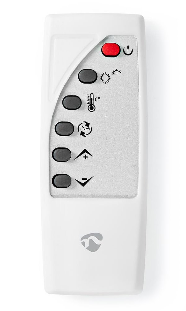 NEDIS konvekční ohřívač/ termostat/ spotřeba 2000 W/ 2 nastavení teploty/ dálkové ovládání/ IP24/ bílý