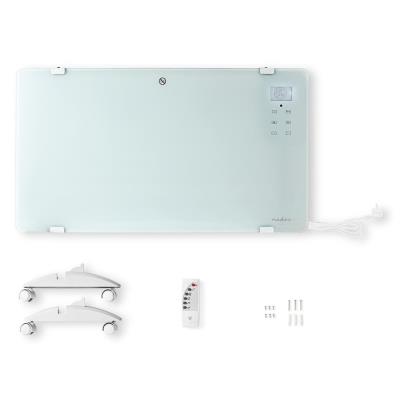 NEDIS konvekční ohřívač/ termostat/ spotřeba 2000 W/ 2 nastavení teploty/ dálkové ovládání/ IP24/ bílý