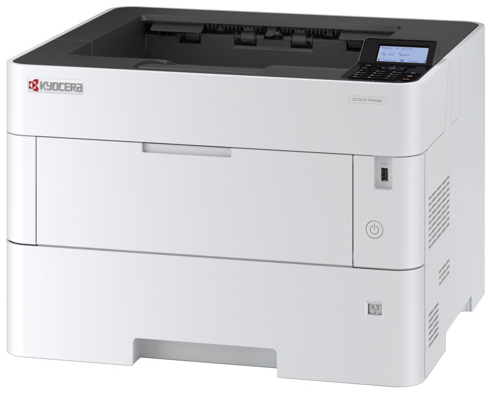Kyocera ECOSYS P4140dn/ A3/ čb/ 40/22 ppm/ 1200x1200 dpi/ Duplex/ USB/ LAN/ WiFi