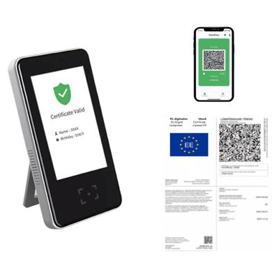 XtendLan samoobslužná čtečka QR kódů (Covid Green Pass, atd.), online ověření, WiFi a LAN, releový výstup