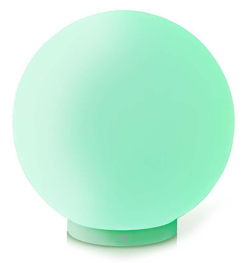 NEDIS Wi-Fi chytré náladové RGB světlo/ kulaté/ průměr 20 cm/ teplá až studená bílá/ 360 lm/ 5 W/ sklo/ Android & iOS