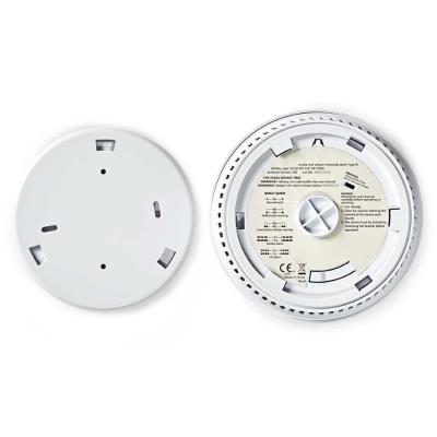 NEDIS detektor oxidu uhelnatého/ EN 14604 / EN 50291/ hlasitost 85 dB/ napájení z baterie/ životnost 10 let/ bílý