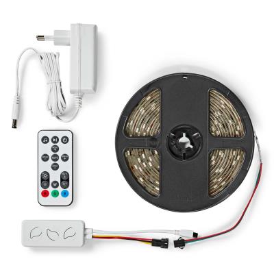 NEDIS Wi-Fi chytrý LED pásek/ 24W/ 230V/ IP65/ 700lm/ RGB/ Nedis® SmartLife/ 5m