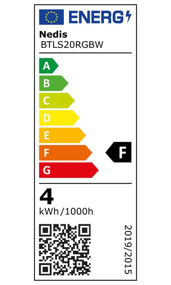 NEDIS Bluetooth chytrý LED pásek/ 4W/ IP20/ pro TV/ 380lm/ 2700 K/ teplá bílá/ RGB/ Nedis® SmartLife/ 2m