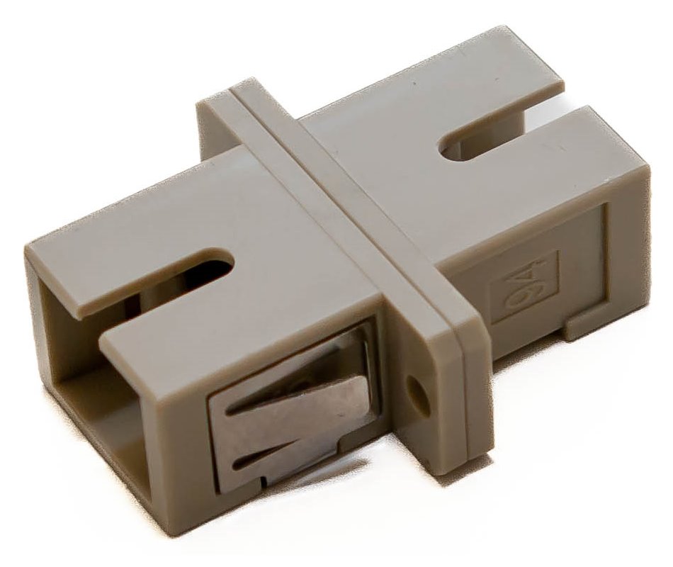 XtendLan SC-SC simplex adapter MM, šedý, do optických rozvaděčů