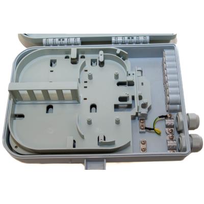 XtendLan plastový rozvaděč pro 16 odboček, 2 kabelové porty, vodotěsný, cívka