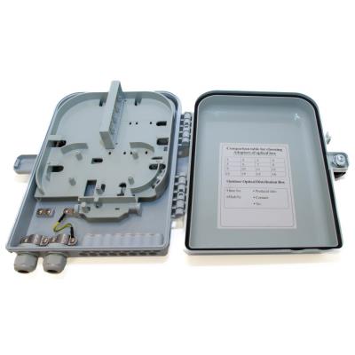 XtendLan plastový rozvaděč pro 16 odboček, 2 kabelové porty, vodotěsný, cívka