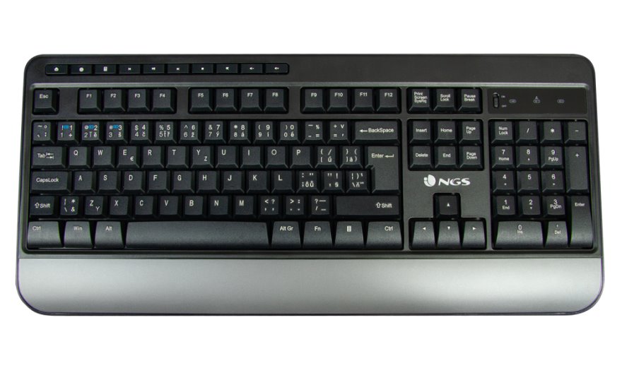 NGS SPELL KIT/ Bezdrátový set/ Klávesnice,myš/ USB/ USB-C/ BT/ černá/ CZ+SK layout