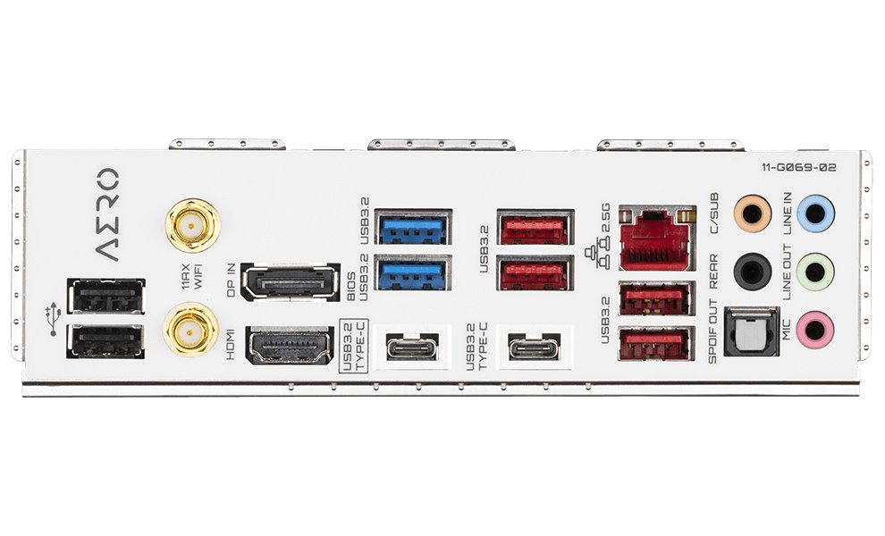 GIGABYTE X570S AERO G / AMD X570 / AM4 / 4x DDR4 / 4x M.2 / DP / HDMI / USB-C / WiFi / ATX
